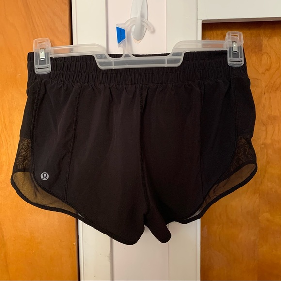 Lululemon Shorts w/ Zipper & Mesh Side - Picture 1 of 3